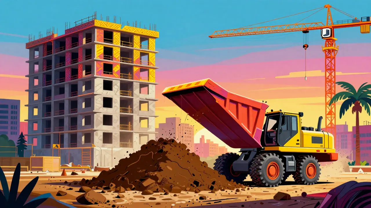 Самосвалы и строительные грузовики: как выбрать по задачам 2025 года