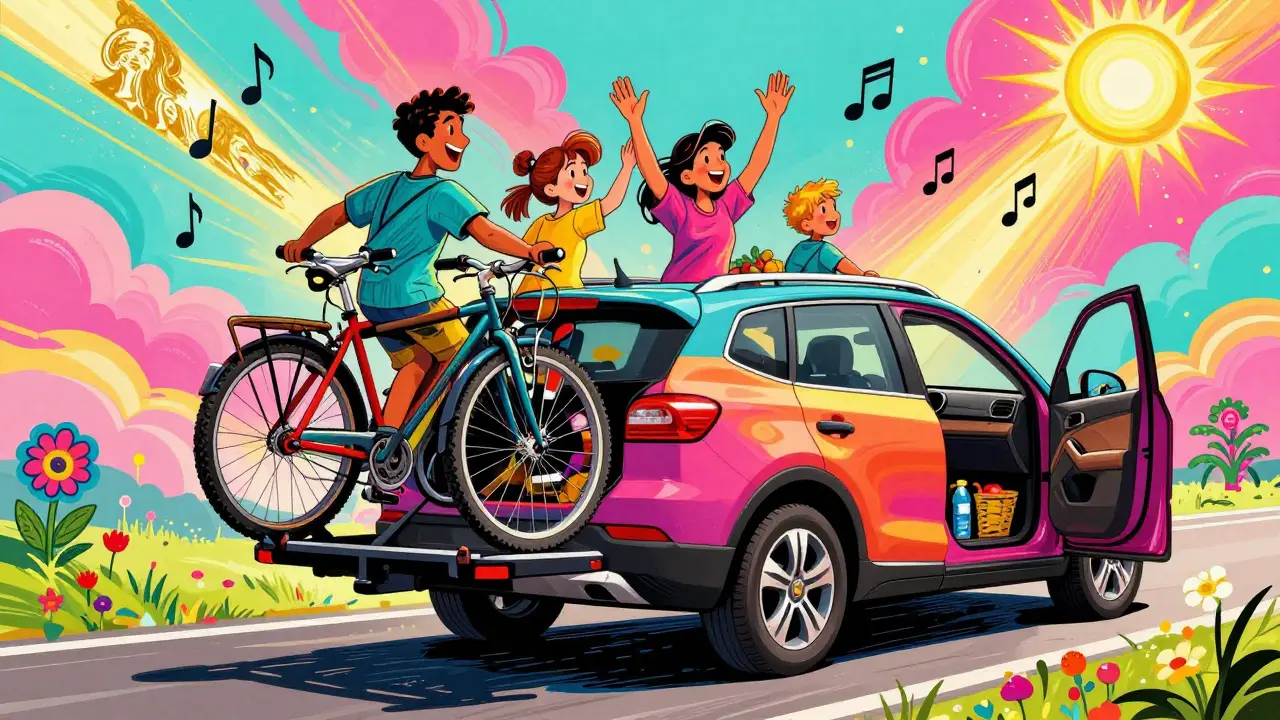 Как выбрать крепление для велосипеда на машину: фаркоп, крыша или дверь