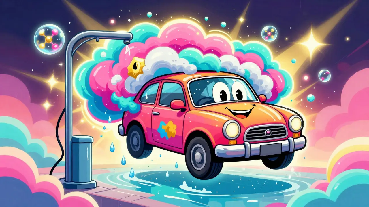 Автошампунь для бесконтактной мойки: как выбрать и не ошибиться