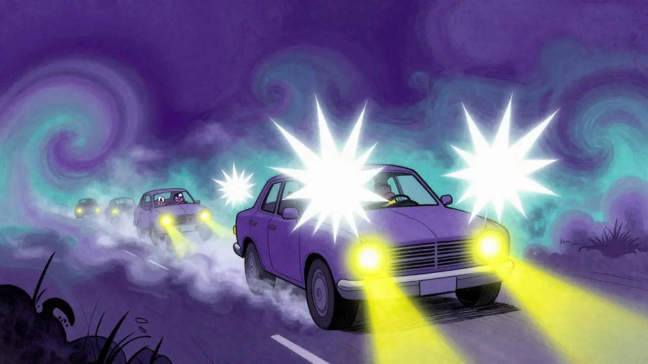 Туман на дороге: как правильно светить, ехать и держать дистанцию