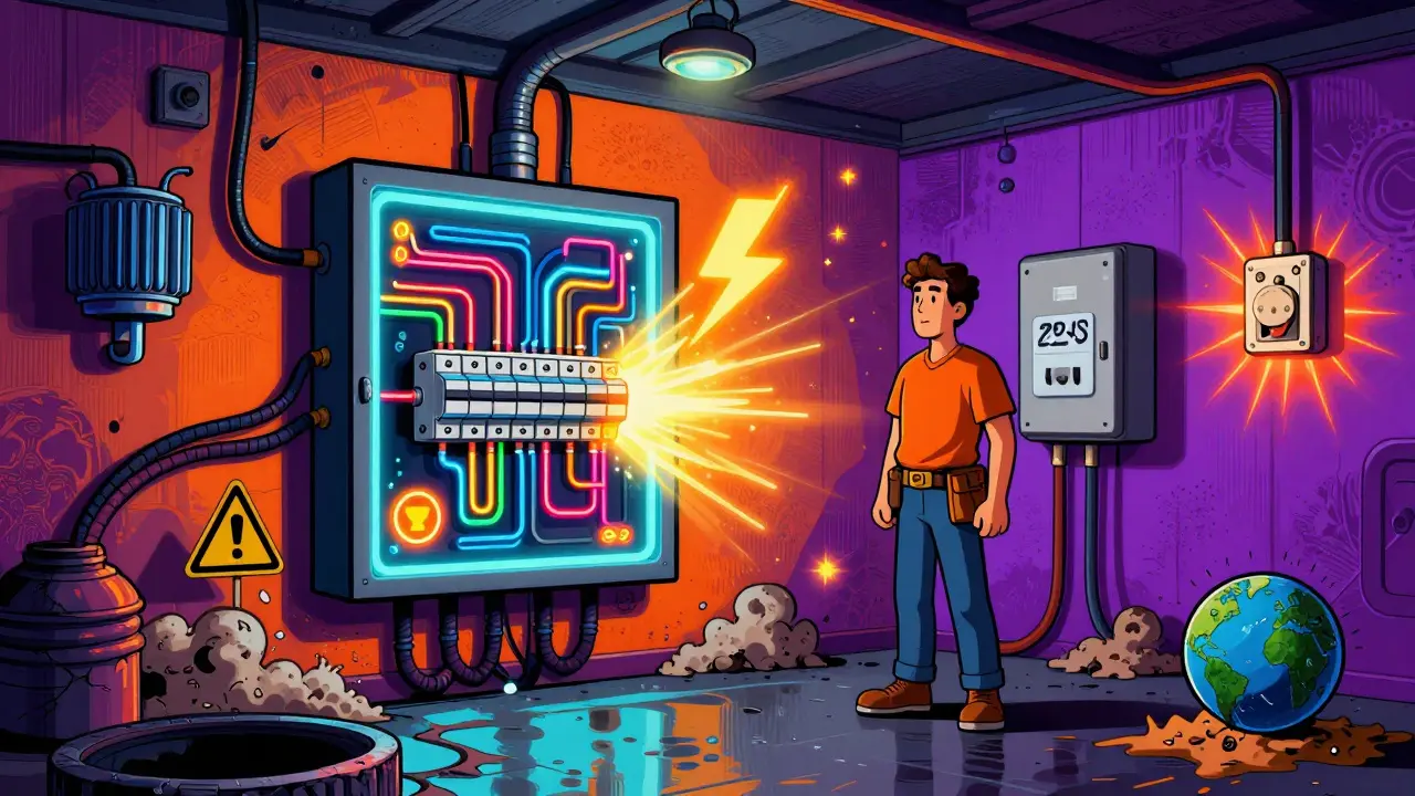 Электропроводка в гараже: как правильно сделать схему, рассчитать нагрузку и установить защиту