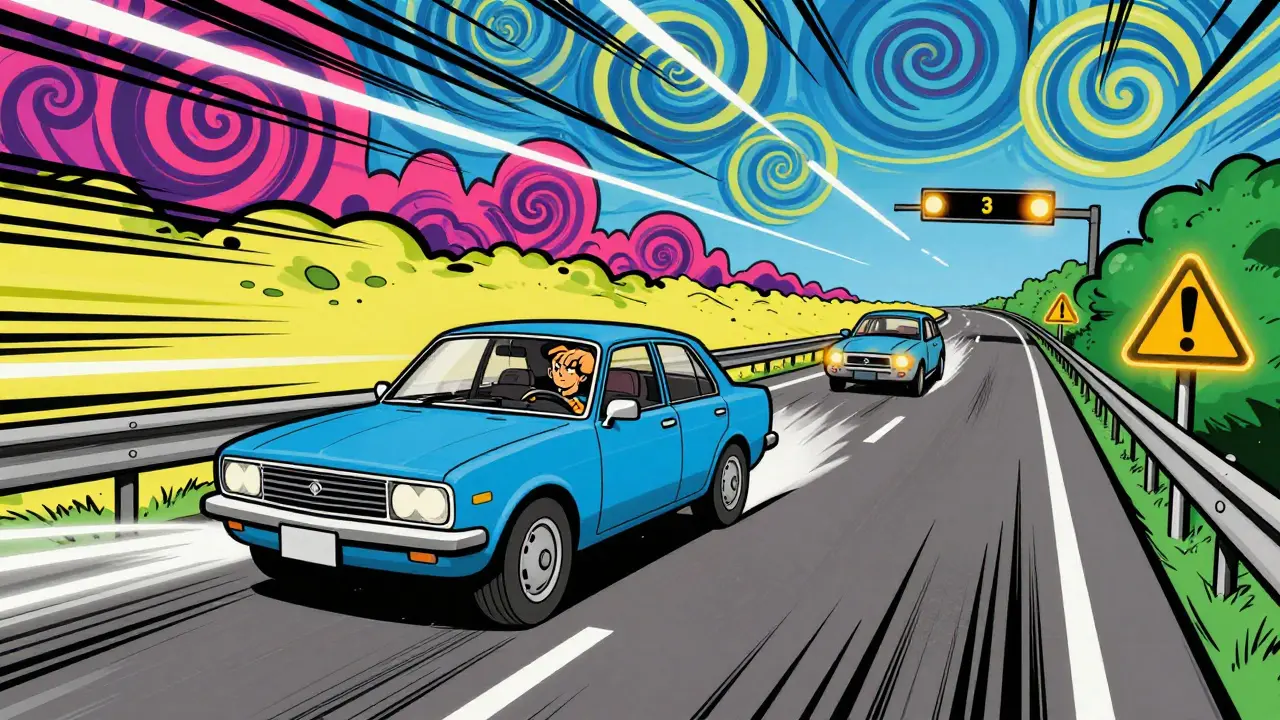 Безопасный обгон: алгоритм и оценка риска - как избежать аварии на встречной полосе