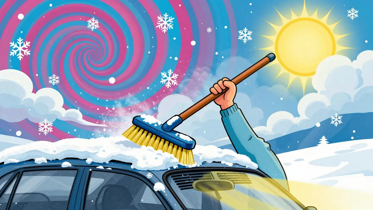 Как безопасно очистить авто от снега и льда без царапин