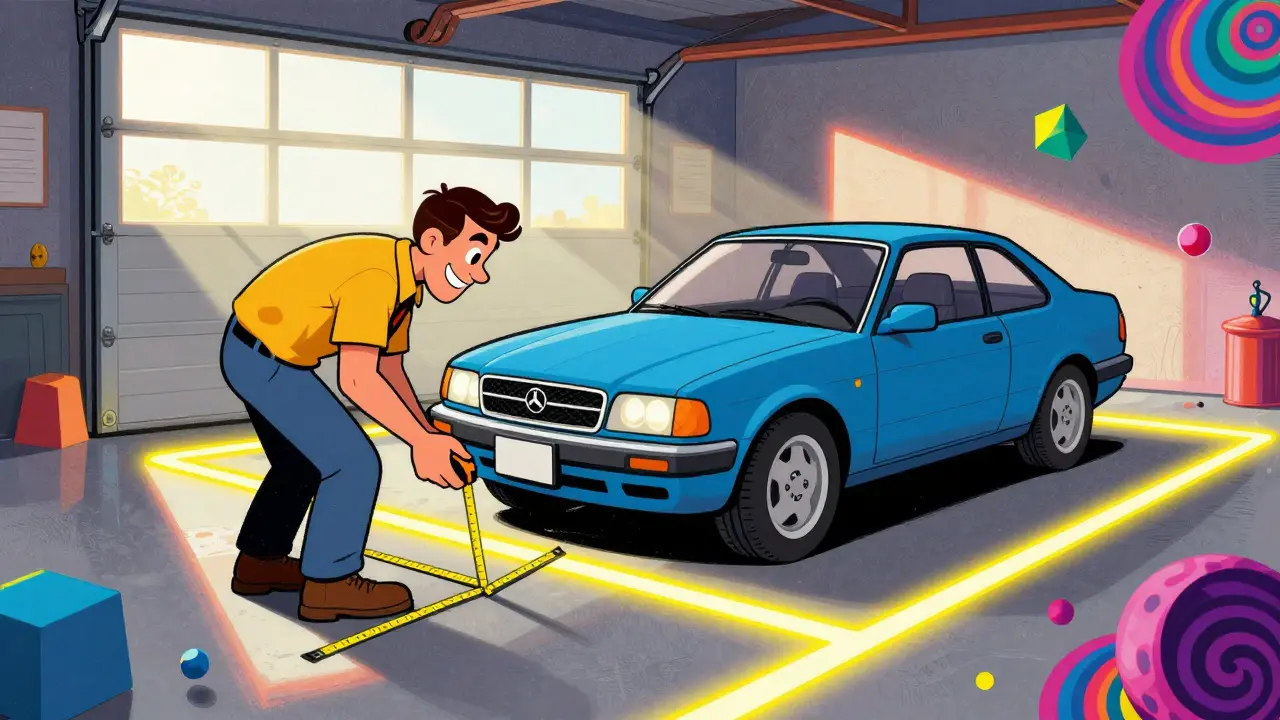 Как разметить парковочное место в гараже: пошаговое руководство с размерами и советами