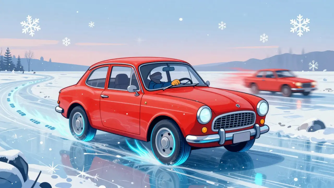 Зимняя техника вождения: приемы на снегу и льду для безопасного передвижения