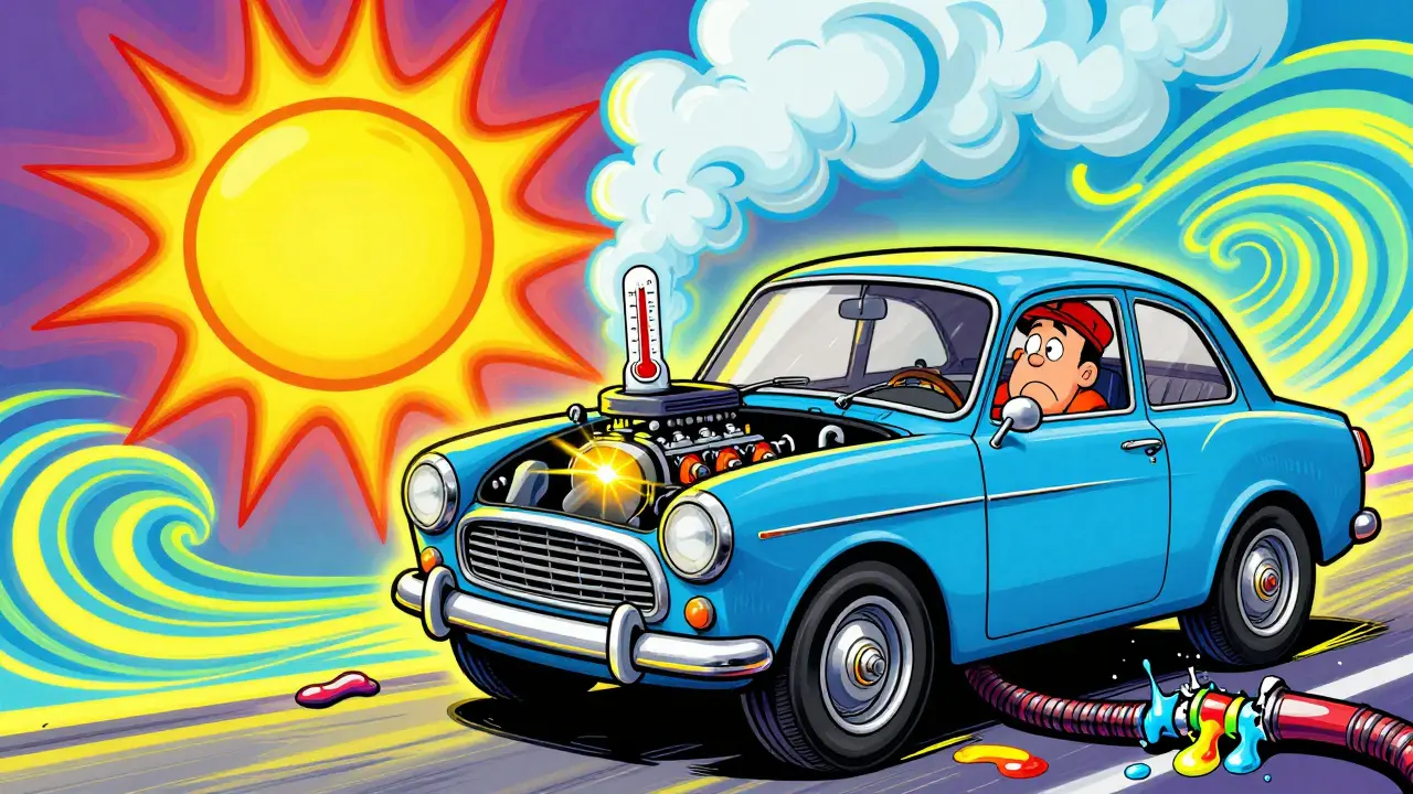 Перегрев двигателя летом: причины, признаки и что делать