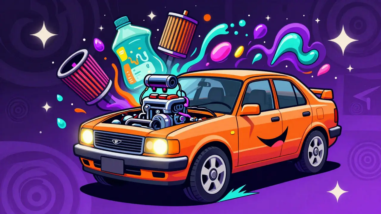 План ТО автомобиля: когда менять масло, фильтры и жидкости по пробегу и времени