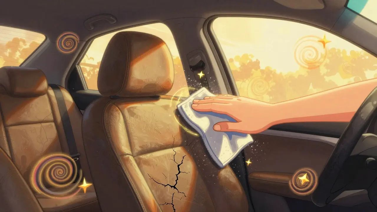 Уход за кожаным салоном автомобиля: чистка, кондиционирование и защита