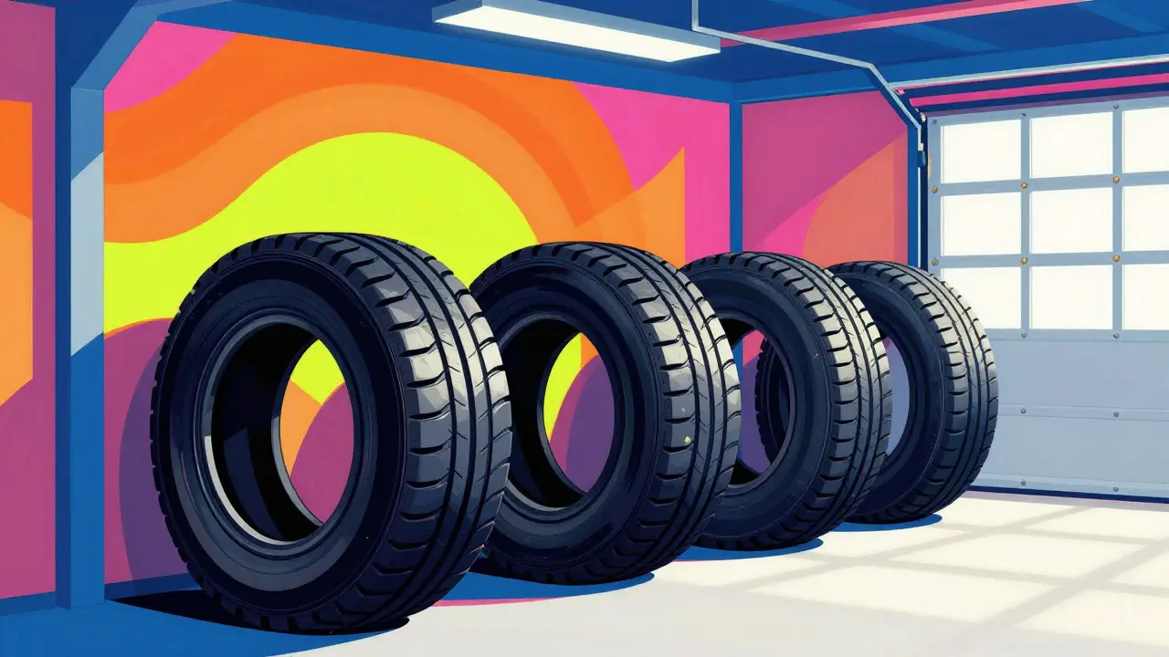 Как хранить шины дома: выбираем стойки, чехлы и следим за влажностью