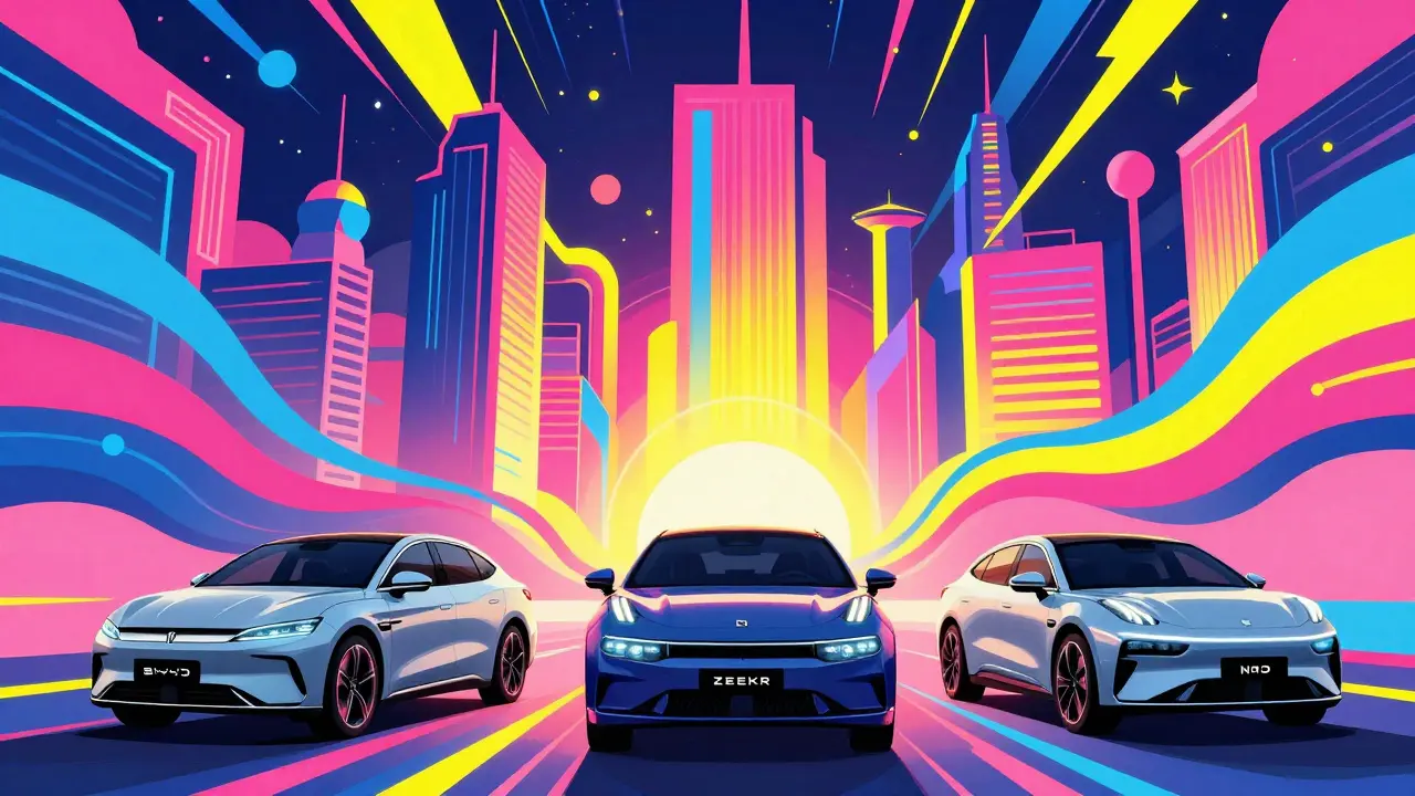 Китайские электромобили: разбор BYD, Zeekr и NIO в 2026 году